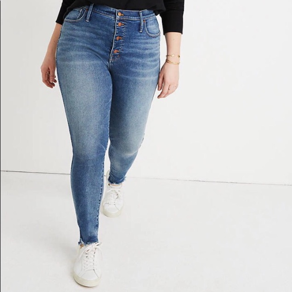 Madewell high rise skinny jeans